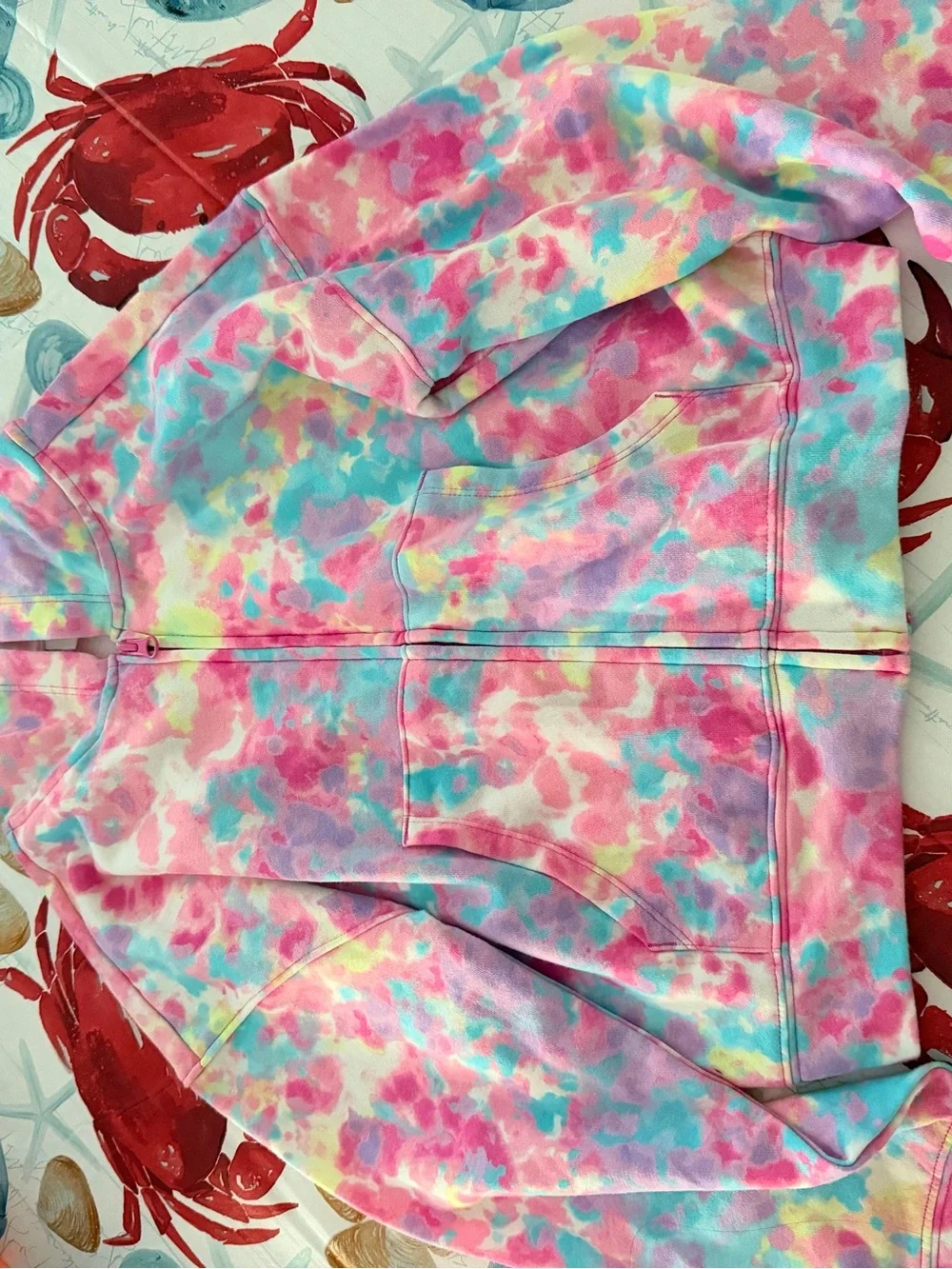 Kids Pastel Tie-Dye Zip-Up Hoodie and sweat set! (2 pieces!) - NWT
